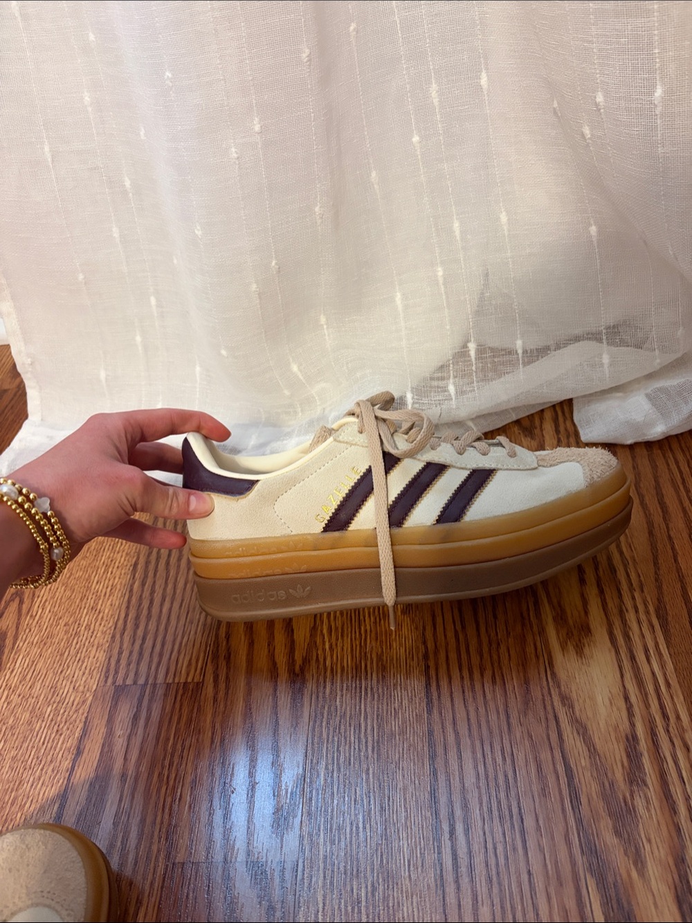 Adidas Gazelle Bold Platform 5.5 (Run Large)